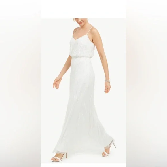 sachin and babi light blue dress Komarov Long Blouson Dress, Moroccan Blue – Evie Lou main image 0